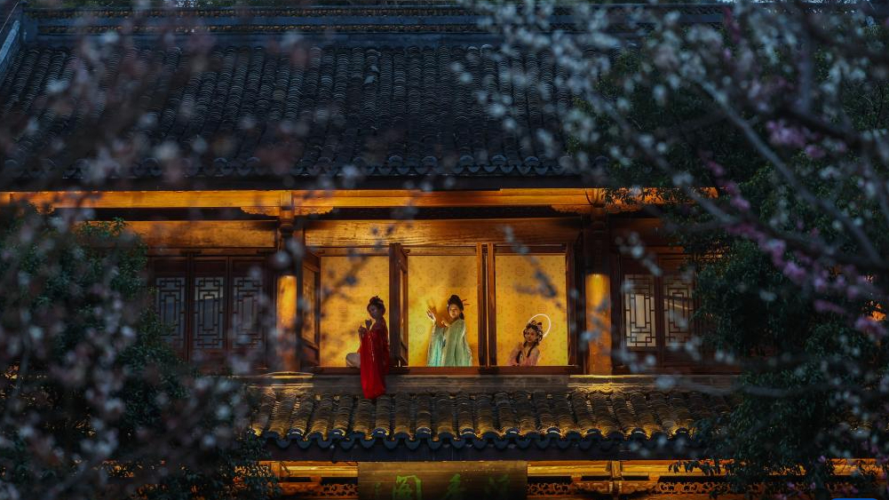 杭州賞梅勝地開啟特色夜游賞梅活動(dòng)