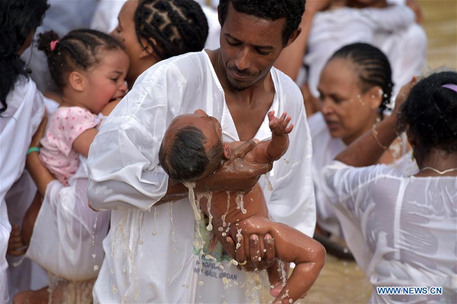 MIDEAST-JERICHO-EPIPHANY-CELEBRATION