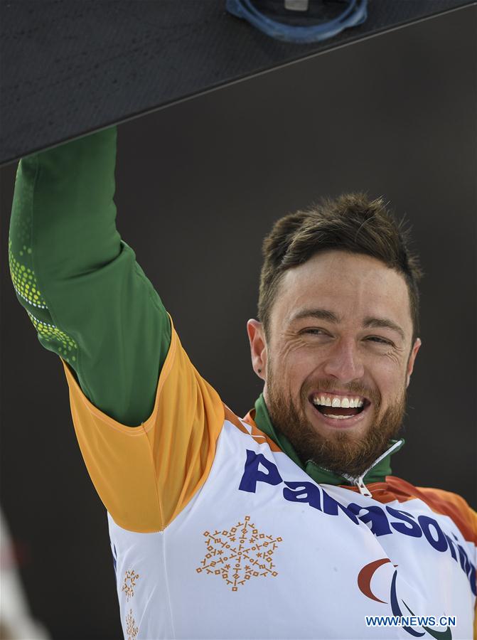 (SP)OLY-PARALYMPIC-SOUTH KOREA-PYEONGCHANG-SNOWBOARD-MEN'S CROSS-FINALS