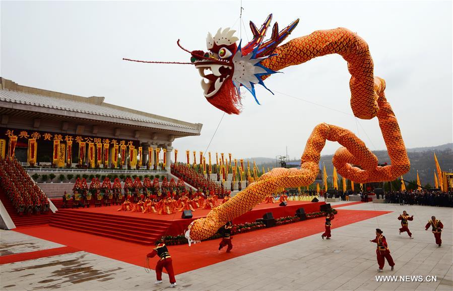 CHINA-SHAANXI-HUANGDI-CEREMONY (CN)