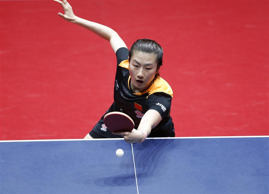 (SP)SWEDEN-HALMSTAD-ITTF WORLD TEAM CHAMPIONSHIPS 2018-WOMEN'S SEMIFINAL-CHN VS HKG