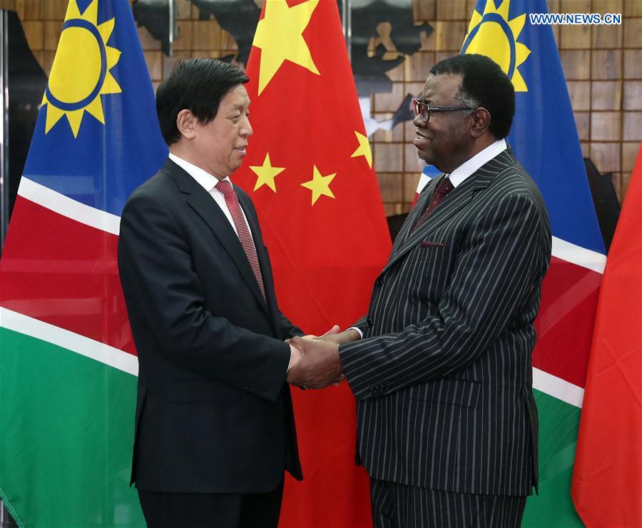 NAMIBIA-CHINA-LI ZHANSHU-VISIT