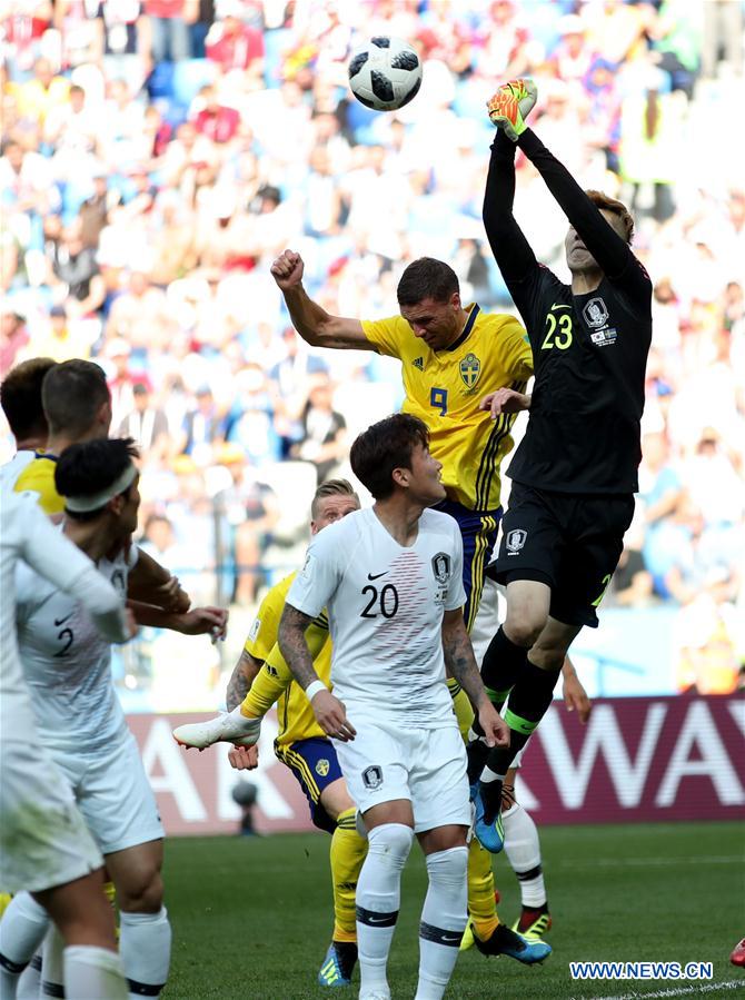 (SP)RUSSIA-NIZHNY NOVGOROD-2018 WORLD CUP-GROUP F-SWEDEN VS SOUTH KOREA