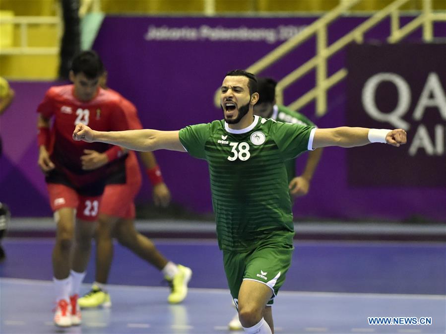 (SP)INDONESIA-JAKARTA-ASIAN GAMES-HANDBALL-INDONESIA VS SAUDI ARABIA