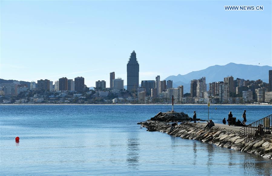 SPAIN-ALICANTE-SEASIDE-SCENERY