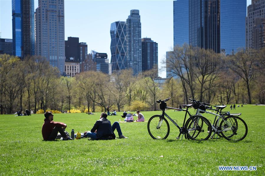 U.S.-NEW YORK-SPRING-SCENERY