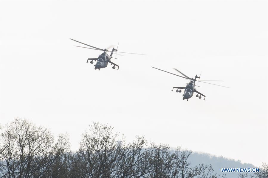 HUNGARY-HAJMASKER-HELICOPTER TRAINING