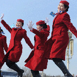 會場外的&ldquo;風(fēng)景線&rdquo;