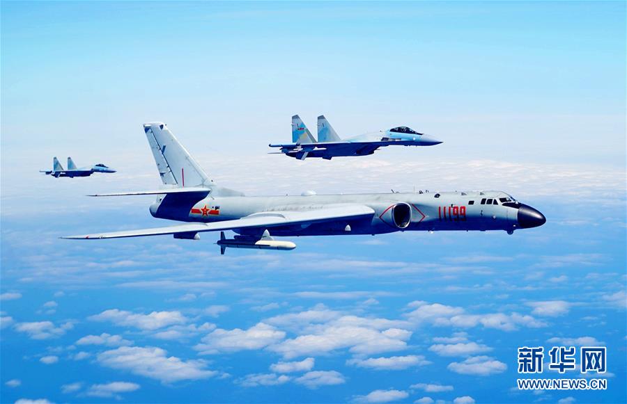 （圖文互動(dòng)）（1）空軍發(fā)布宣傳片展現(xiàn)殲-20、蘇-35、轟-6K海上新航跡