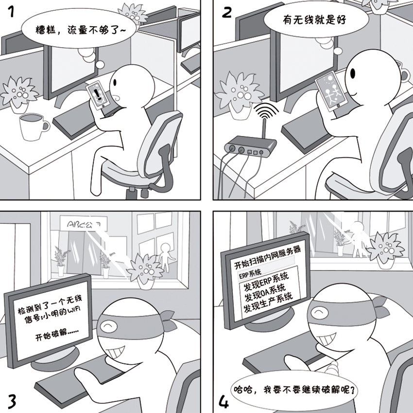 2018國家網(wǎng)絡(luò)安全宣傳周系列動漫①丨還在&ldquo;蹭&rdquo;免費WiFi？這些安全風險告訴你真能嚇一跳