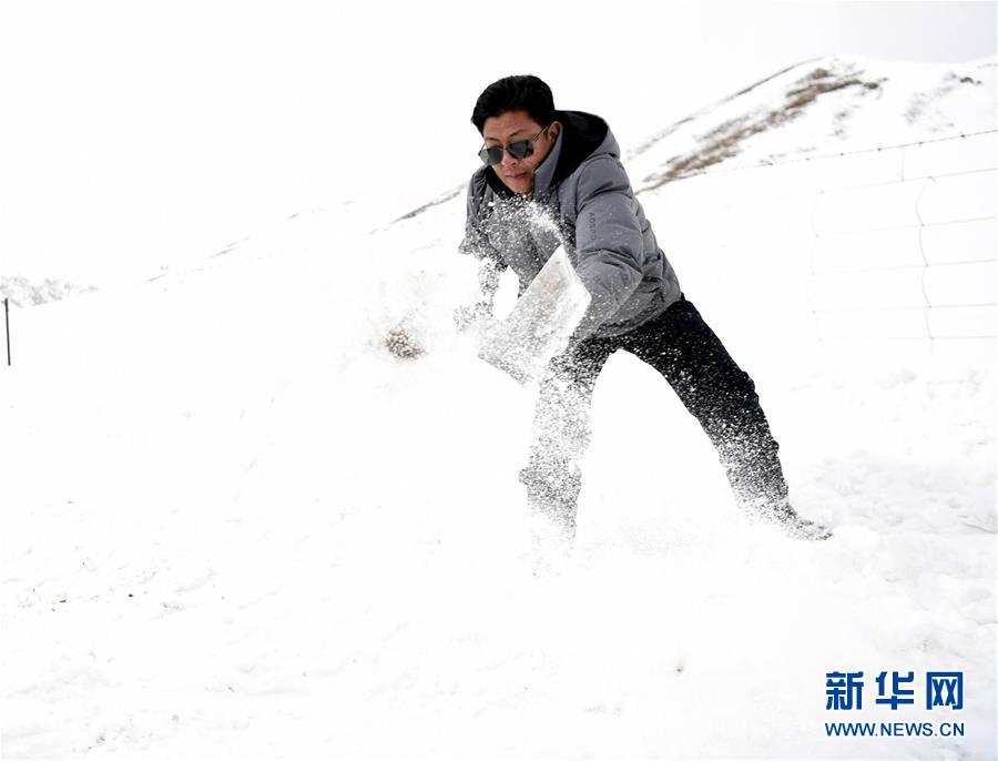 (新華全媒頭條·圖文互動)(2)風雪中傳遞溫暖的力量——記青海干部群眾抗擊玉樹雪災(zāi)