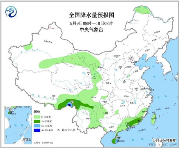 冷空氣要撤啦！今日全國降水整體弱 華南仍有強對流