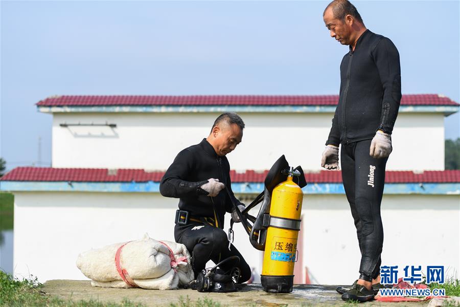 （防汛抗洪&middot;圖文互動）（7）洞庭&ldquo;蛙人&rdquo;：在水下10米打響家園保衛(wèi)戰(zhàn)