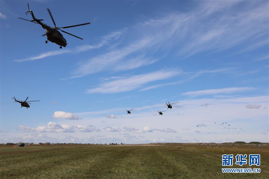 (國際·圖文互動(dòng))(6)“東方-2018”戰(zhàn)略演習(xí)中俄聯(lián)合戰(zhàn)役演練正式開始