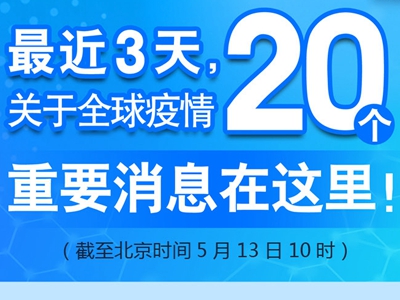 【圖解】最近3天，關(guān)于全球疫情20個重要消息在這里！