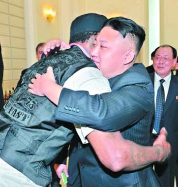 金正恩托羅德曼轉(zhuǎn)告奧巴馬：不打仗，打電話